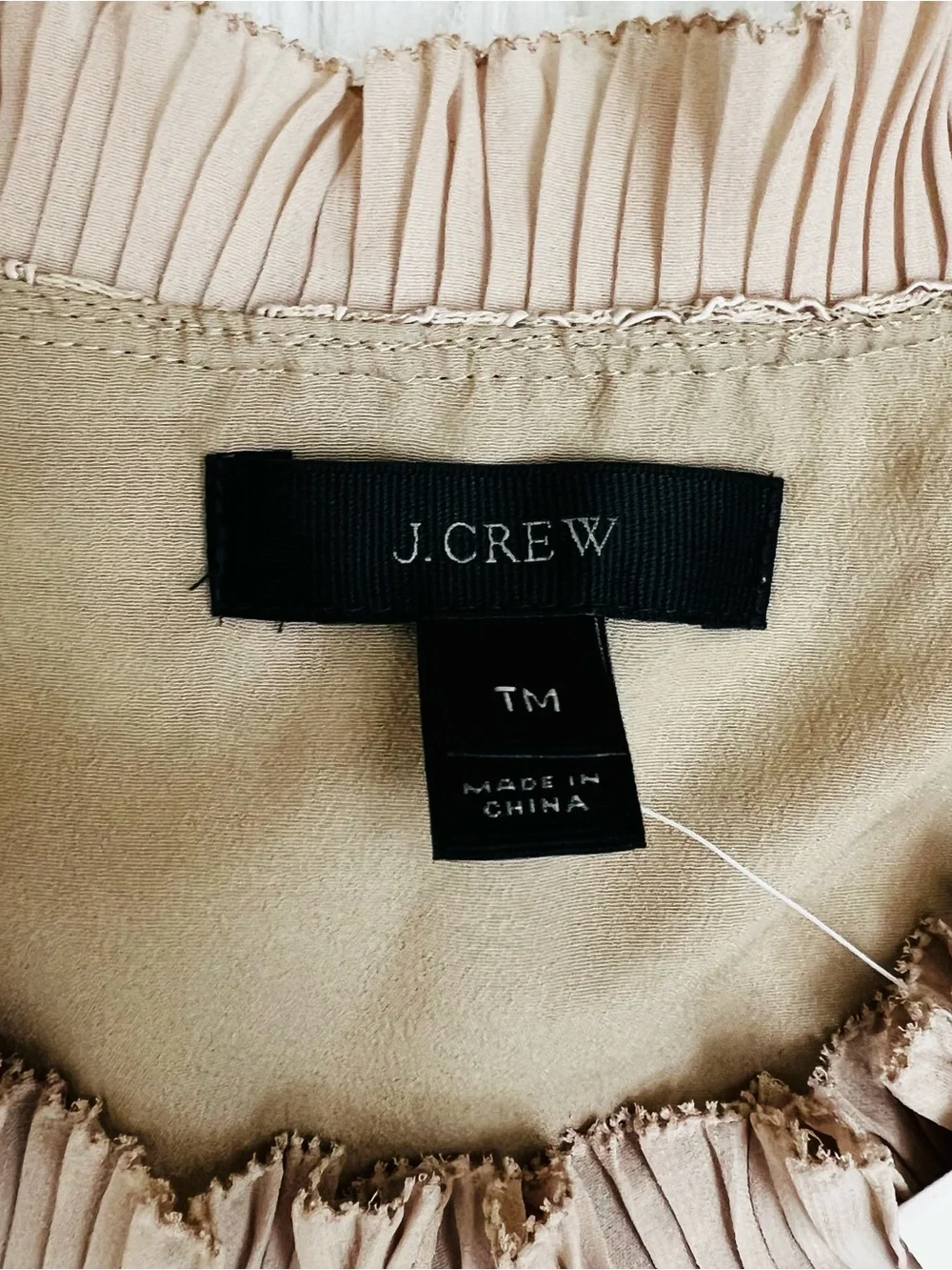 NWT! J.Crew Pace Ruffled Collar Keyhole Closure Sleeveless Top Sz TM